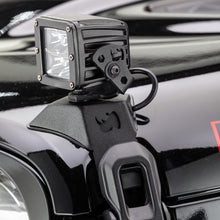 Load image into Gallery viewer, 93.45 Go Rhino Hood Latch Pod LED Lights Mount Jeep Gladiator JT (2020-2021) 3&quot; x 3&quot; Single Cube - Redline360 Alternate Image