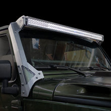 Load image into Gallery viewer, Go Rhino Windshield Light Mount Bracket Jeep Wrangler JK/JKU (07-18) [50 Light Bar] - Default Title Alternate Image