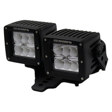 Load image into Gallery viewer, 89.05 Go Rhino Hood Hinge LED Lights Mount Jeep Gladiator (20-21) [3&quot; X 3&quot; Dual Cube] Standard or Offset - Redline360 Alternate Image