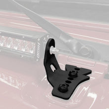 Load image into Gallery viewer, Go Rhino Hood Hinge LED Bar Mount Jeep Gladiator JT (20-21) - 20" or 30" Single Row - 30" Alternate Image