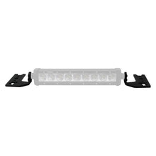 Load image into Gallery viewer, Go Rhino Center Hood LED Bars Mount Jeep Wrangler (18-21) 10" or 20" Single or Double Row - 10" LED Bar Mount / Double Alternate Image
