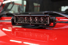 Load image into Gallery viewer, Go Rhino Center Hood LED Bars Mount Jeep Wrangler (2018-2021) - Dual 6" Single Row - Default Title Alternate Image