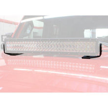 Load image into Gallery viewer, Go Rhino Center Hood LED Bars Mount Jeep Wrangler (18-21) 10" or 20" Single or Double Row - 20" LED Bar Mount / Double Alternate Image