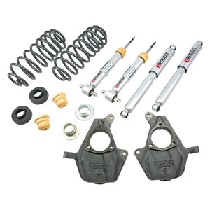 837.78 Belltech Lowering Kit Chevy Avalanche 2WD/4WD w/out Factory Autoride (07-14) Front And Rear - w/o or w/ Shocks - Redline360