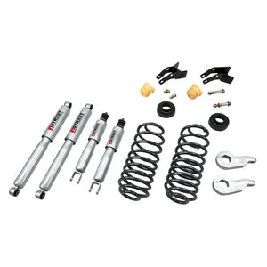 546.76 Belltech Lowering Kit Chevy Avalanche / GMC Yukon 2WD/4WD (00-06) Front And Rear - w/o or w/ Shocks - Redline360