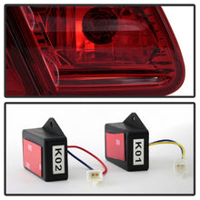 Load image into Gallery viewer, Xtune LED Tail Lights Mercedes E-Class W210 (1996-2002) Red Clear or Red Smoke Lens - Red Clear Alternate Image