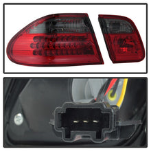 Load image into Gallery viewer, Xtune LED Tail Lights Mercedes E-Class W210 (1996-2002) Red Clear or Red Smoke Lens - Red Clear Alternate Image
