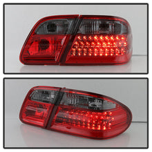 Load image into Gallery viewer, Xtune LED Tail Lights Mercedes E-Class W210 (1996-2002) Red Clear or Red Smoke Lens - Red Clear Alternate Image