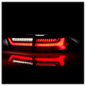 Xtune Tail Lights Acura TSX (2006-2008) [w/ Light Bar LED] Red Clear or Black