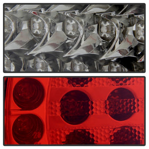 Xtune LED Tail Lights BMW E46 3-Series Sedan (2002-2005) Red Clear