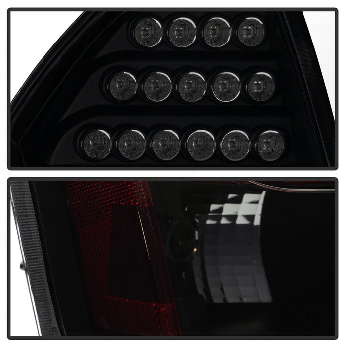 Xtune LED Tail Lights Chrysler 300C (20052007) Black Smoked Lens