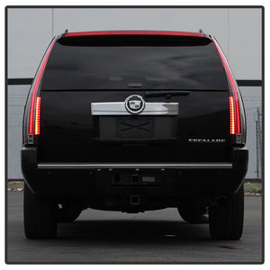 Xtune LED Tail Lights Cadillac Escalade (2007-2014) [LED 2in1] Black Clear  Lens