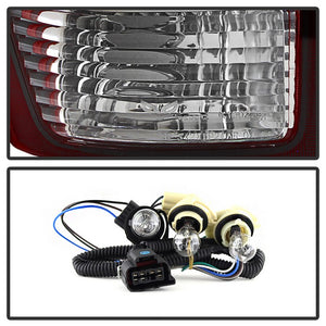 Xtune Tail Lights Chevy Avalanche (02-06) [OE Style] Chrome Housing / Red Smoke Lens