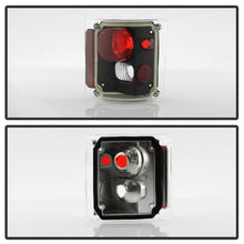 Load image into Gallery viewer, Xtune Tail Lights Chevy Blazer (73-91) [Euro Style] Black / Clear Lens or Chrome / Clear Lens - Black / Clear Lens Alternate Image