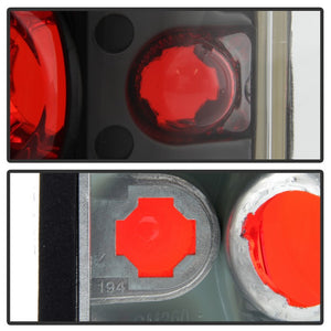 Xtune Tail Lights Chevy Suburban (73-91) [Euro Style] Black / Clear Lens or Chrome /  Clear Lens