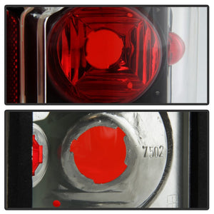 Xtune Tail Lights Chevy Suburban (73-91) [Euro Style] Black / Clear Lens or Chrome /  Clear Lens