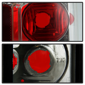 Xtune Tail Lights Chevy Suburban (73-91) [Euro Style] Black / Clear Lens or Chrome /  Clear Lens