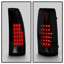 Load image into Gallery viewer, Xtune LED Tail Lights Chevy Tahoe (1994-1999) Black or Chrome Housing - Black / Clear Alternate Image
