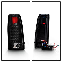 Load image into Gallery viewer, Xtune LED Tail Lights Chevy Tahoe (1994-1999) Black or Chrome Housing - Black / Clear Alternate Image