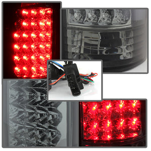 Xtune LED Tail Lights Cadillac Escalade (1999-2000) Black or Chrome Housing