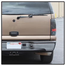 Load image into Gallery viewer, Xtune Tail Lights Chevy Tahoe (00-06) [Euro Style] Chrome Housing / Red Smoked Lens - Black - Clear Alternate Image