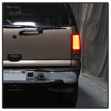 Load image into Gallery viewer, Xtune Tail Lights Chevy Suburban (00-06) [Euro Style] Chrome Housing / Red Smoked Lens - Black - Clear Alternate Image