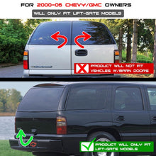 Load image into Gallery viewer, Xtune Tail Lights Chevy Tahoe (00-06) [Euro Style] Chrome Housing / Red Smoked Lens - Black - Clear Alternate Image