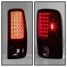 Load image into Gallery viewer, Xtune Tail Lights Chevy Suburban (00-06) [Euro Style] Chrome Housing / Red Smoked Lens - Black - Clear Alternate Image