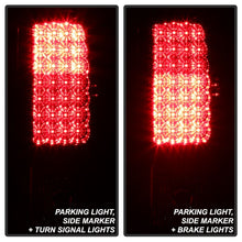 Load image into Gallery viewer, Xtune Tail Lights Chevy Tahoe (00-06) [Euro Style] Chrome Housing / Red Smoked Lens - Black - Clear Alternate Image