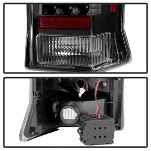 Xtune LED Tail Lights Cadillac Escalade (02-06) Black or Black Smoked