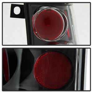 Xtune Tail Lights Chevy Express Van (2003-2008) [Euro Style] Black Lens