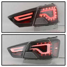 Load image into Gallery viewer, Xtune LED Tail Lights Chevy Impala (14-19) [Light Bar LED] Black / Black Smoked / Red Clear Alternate Image