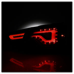 Xtune LED Tail Lights Chevy Impala (14-19) [Light Bar LED] Black / Black Smoked / Red Clear