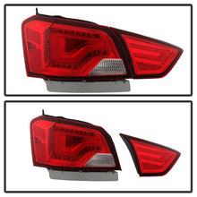 Load image into Gallery viewer, Xtune LED Tail Lights Chevy Impala (14-19) [Light Bar LED] Black / Black Smoked / Red Clear Alternate Image