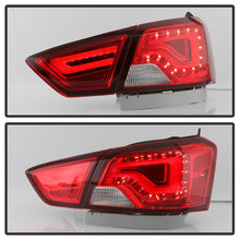 Load image into Gallery viewer, Xtune LED Tail Lights Chevy Impala (14-19) [Light Bar LED] Black / Black Smoked / Red Clear Alternate Image