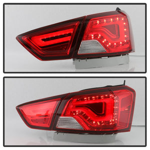 Xtune LED Tail Lights Chevy Impala (14-19) [Light Bar LED] Black / Black Smoked / Red Clear