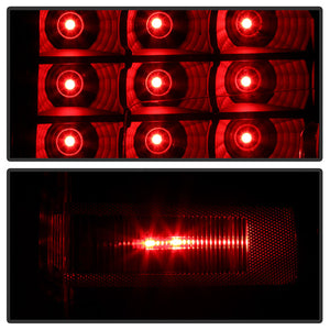 Xtune LED Tail Lights GMC Sierra 3500HD (15-18) Black Clear / Black Smoke / Red Lens