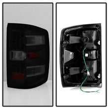 Load image into Gallery viewer, Xtune LED Tail Lights Chevy Silverado (14-19) Black Clear / Black Smoke / Red Lens Alternate Image