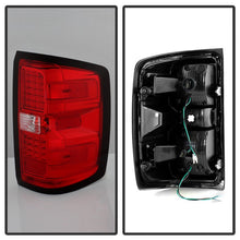 Load image into Gallery viewer, Xtune LED Tail Lights GMC Sierra 3500HD (15-18) Black Clear / Black Smoke / Red Lens Alternate Image