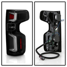 Load image into Gallery viewer, Xtune Tail Lights Chevy Silverado (19-20) [w/ Light Bar LED] Clear / Black Smoked / Red Smoked - Black Smoked Alternate Image