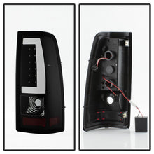 Load image into Gallery viewer, Xtune LED Tail Lights GMC Sierra 1500/2500/3500 (99-06) Classic (2007) [w/ LED Light Bar] Black or Chrome Housing - Chrome - Red Clear Alternate Image