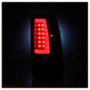 Xtune LED Tail Lights Chevy Silverado 1500/2500/3500 (99-02) [w/ LED Light Bar] Black or Chrome Housing