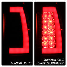 Load image into Gallery viewer, Xtune LED Tail Lights GMC Sierra 1500/2500/3500 (99-06) Classic (2007) [w/ LED Light Bar] Black or Chrome Housing - Chrome - Red Clear Alternate Image