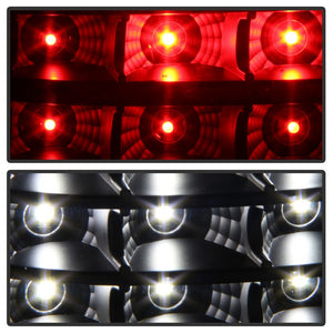 Xtune LED Tail Lights Chevy Silverado 1500/2500 (99-02) [C Shape] Red Clear or Black