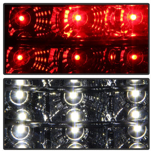 Xtune LED Tail Lights Chevy Silverado 1500/2500 (99-02) [C Shape] Red Clear or Black