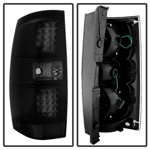 Xtune LED Tail Lights Chevy Suburban (07-14) Black Smoked or Smoked Lens