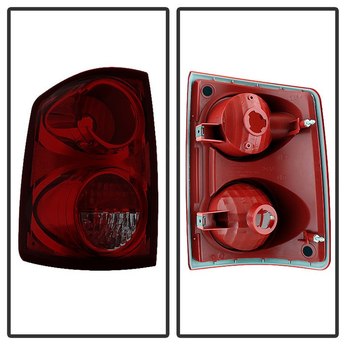 Xtune Tail Lights Dodge Dakota (2005-2010) [OEM Style] Red Smoked