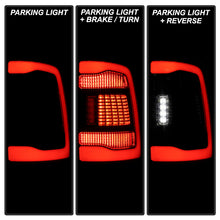 Load image into Gallery viewer, Xtune LED Tail Lights Dodge Ram 1500 (09-18) Black Smoke or Red Clear Lens - Black Smoke Alternate Image