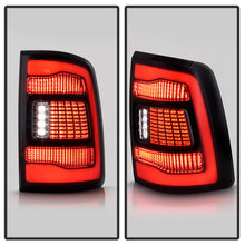 Load image into Gallery viewer, Xtune LED Tail Lights Dodge Ram 1500 (09-18) Black Smoke or Red Clear Lens - Black Smoke Alternate Image