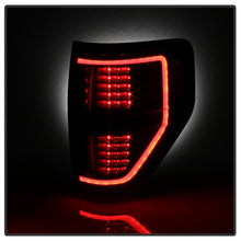 Load image into Gallery viewer, Xtune Tail Lights Ford F150 (09-14) [Light Bar LED] Black / Black Smoked / Red Clear Alternate Image